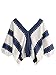 Romwe Women's Striped V Neck Short Sleeve Casual Blouse Tops