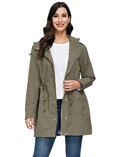 lightweight trench coat with hood
