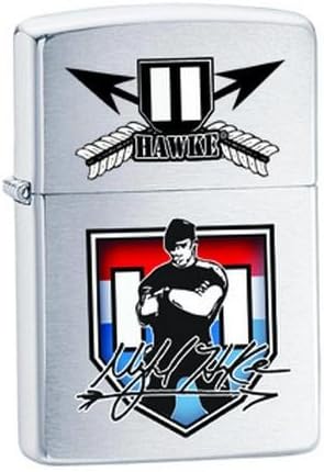 Hawke Lighter, Brushed Chrome