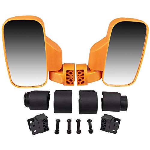 image for Niche Orange Offroad Break-Away Side View Mirror Set for UTV Side x Si