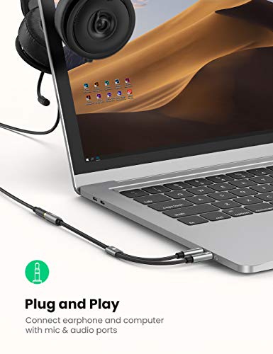 1 UGREEN+Headphone+Splitter+Computer+Smartphone