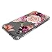 Osophter Compatible with Samsung Galaxy A10 Case, for Galaxy A10 Case FlowerFloral for Girls Women Shock-Absorption Flexible TPU Rubber Soft Silicone for Galaxy A10 (Purple Flower)
