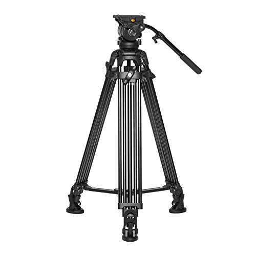 Ikan EG05A2 Two Stage Aluminum Tripod with GH05 Head (Black)