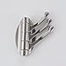 Moldiy Swivel Towel Hook Heavy Duty Folding Coat Hook Three Clothes Hanger for Bathroom Kitchen Garage Wall Mount,Brushed Nickel