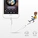 Lightning Jack Adapter(2 pack) iNassen Adapter to 3.5 mm Headphone Jack Adapter Lightning Connector to 3.5mm AUX Audio Jack Earphone Extender Jack Stereo for iPhone 7/7Plus Support iOS 10.2（White）