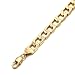 FOLLOWMOON 18k Gold Plated Men's Bracelet Chain
