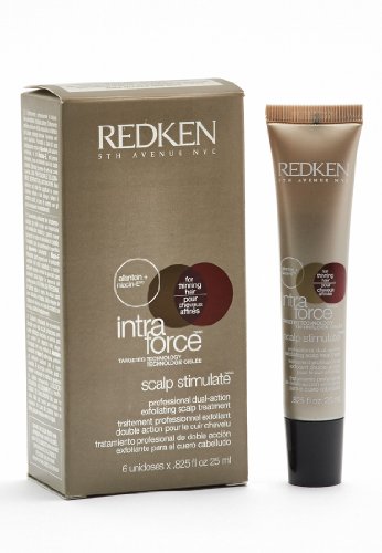 Redken Intra Force Scalp Stimulate Dual-Action Exfoliating Scalp Treatment 6 Unidoses 0.85 oz