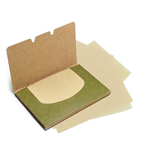 Tcplyn Durable 100 Sheets Facial Tissue Papers Green Tea Smell Makeup Cleansing Oil Absorbing Face Paper Absorb Blotting Clean Face - Thumbnail 5