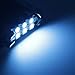 Partsam 6Pcs 6Smd Led Ice Blue 42Mm Festoon Rear Dome Light Bulbs 211-2 6413 For 2005-2013 Ford Escape