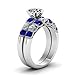 LOVERSRING His and Hers Wedding Ring Sets Couples Rings 10K White Gold Filled heart cz Wedding Engagement Ring Bridal Sets Men's tungsten carbide Wedding Band