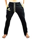 Fitted Sweat Pants | Sweatpants Bodybuilding Pants Joggers Gym Black Large