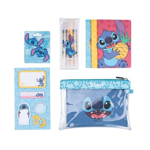 Grupo Erik Disney Stitch Stationery Set, Lilo and Stitch Gifts, Merchandise