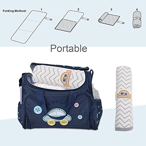 BlueSnail Ultra Soft and Absorbt Bamboo Quilted Waterproof Changing Pad