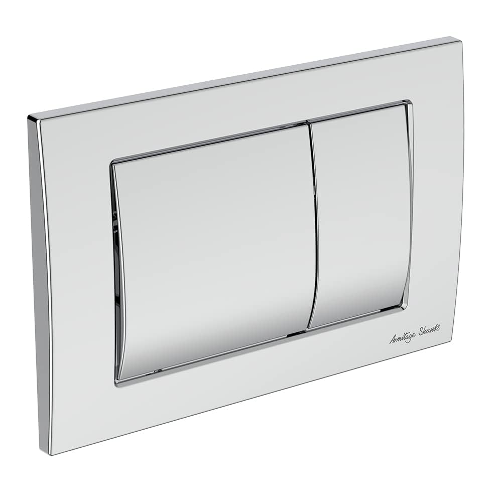 Ideal Standard S0858AA Septa Pro M1 Toilet Flush Plate, Chrome