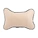 Aumo-mate 2 Pcs Car Seat Neck Rest Pillow Pad Cushion (Beige)
