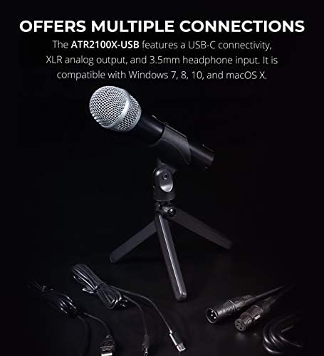 Blucoil ATR2100X-USB audio pack displayed with a price tag of $229.99.