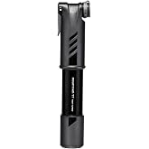Topeak Mountain TT Twin Turbo Pump, 120 Psi/ 8.3 Bar, Fits Presta, Schrader, and Dunlop Valves