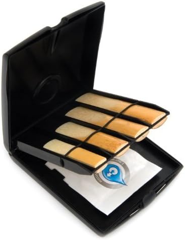 Musical Instrument Rico Multi-Instrument Reed Storage Case with Humidity Control Pack for all Clarinets and Saxophones Music Tool