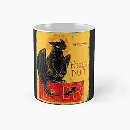 Amazoncom Le Chat Noir 110z Mugs Coffee Cups Mugs
