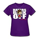 Spreadshirt Miranda Sings Merch Haters Back Off Women's T-Shirt, S, Purple