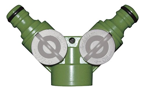 Kingfisher 608CP Two Way Shut-off Adaptor - Green