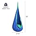 CO-Z Kids Pod Swing Child Hanging Chair Indoor Kid Hammock Seat Pod Nook (Basic Design, Blue)