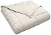 SUPERIOR Classic All-Season Reversible Comforter, Comfy, Fluffy, Cozy, Lightweight, Decorative, Duvet Insert, Plush, Oversized Bedding, Box Quilt Design, 4 Corner Loops, Full/Queen, Ivory