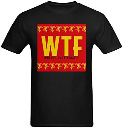 Qukren Men's WTF Wheres The Fireball Red And Yellow