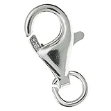RJ Findings-5pcs Lobster Clasp .925 Sterling Silver Lobster Claw Jewelry Part