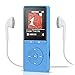 AGPTEK A20 8GB MP3 Player with FM Radio/Voice Recorder, 70 Hours Playback and Expandable Up to 64GB with Independent Lock & Volume Control, Blue