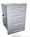 SUNSTONE DE-DD13 Designer Series Raised Style Height Double Drawer, 18