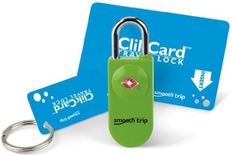 Smooth Trip ClikCard TSA Approved and Accepted Luggage Locks