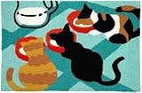 Kitties and Kream Doormat-JellyBean Rug