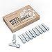 10pcs Extended Silver 12x1.5 Lug Bolts (45mm Shank Length, Cone Seat) Not OEM Length - Compatible with BMW 128i 135i 318i 320i 325i 328i 335i M3 525i 528i 530i 535i M5 Z3 Z4 E36 E46 E60 E90 E92 E93