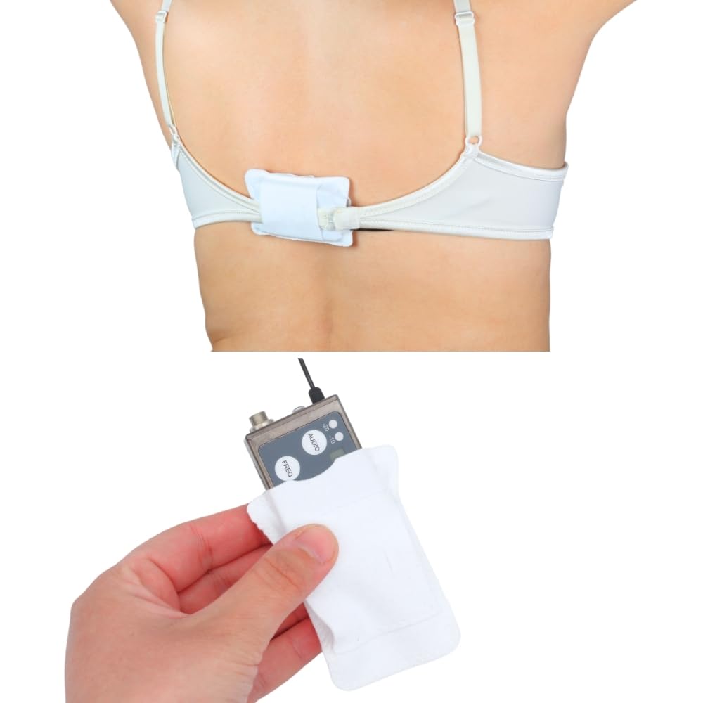 URSA Belt Pouch with Clips - Versatile Rigging for Wireless Transmitters (White, Mini)