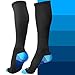 BAMS Premium Bamboo Compression Socks for Men, Women- Antibacterial 15-20 mmHg Medical Graduated Knee-High Sock with New Odor-Kill Technology for Sports, Travel, Maternity Pregnancy