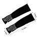 HQdeal Sun UV Protection Sleeves for Men Women Cooling Arm Sleeves Warmer Long Protective Tattoo Cover Golf Cycling Running Fishing Driving Basketball Baseball 3 Pairs Black