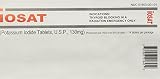 IOSAT 130 mg Potassium Iodide Tablets, 5 Count