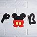 BeYumi Mickey Birthday Banner and Garland, Red Black and Yellow Party Decoration for Kids Birthday