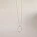 Usstore Women Simple Little Circle Tassels Chian Bar Bohemia Necklace Gold Pendants Gift
