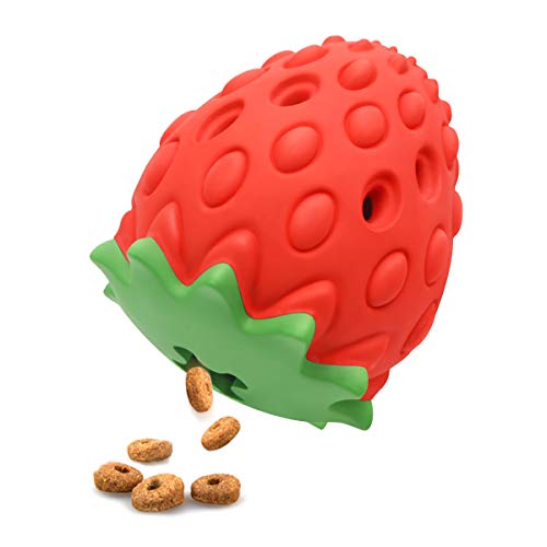 Strawberry Dog Enrichment Toys, Treat Dispensing Dog Toys, Dog Treat