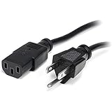 StarTech.com PXT10120 20-Feet Standard Computer Power Cord - NEMA5-15P to C13