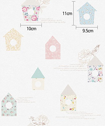 Wallstickery Paper prepasted Wallpaper for Wall Stickers self Adhesive Removable Peel and Stick Pattern Design DIY Interior Decorating Home Kitchen Bedroom WS-HWP-21620 1.64 ft by 9.84 ft