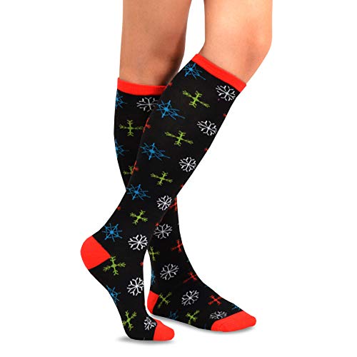 TeeHee Special (Holiday) Women Knee High 9-Pairs Socks with Gift Box (Christmas)