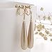3 Pairs Pearl Clip on Earrings for Women Dangle- Long Teardrop Seashell Pearl Clipon Earrings-Non Piercing Earrings Set for Women