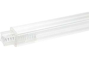 JNAB Kanizz Heavy Duty 24 Inch Replacement Bathroom Towel Bar Rod Spring Loaded End Clear Color