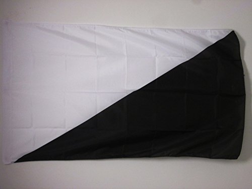 AZ FLAG - Anarcho-pacifism Flag - 3x5 Ft - pacifist anarchism Banner with Sleeve - 100% Polyester - Fade Resistant - Vivid Colors - 3' x 5' Feet - 150x90 Cm