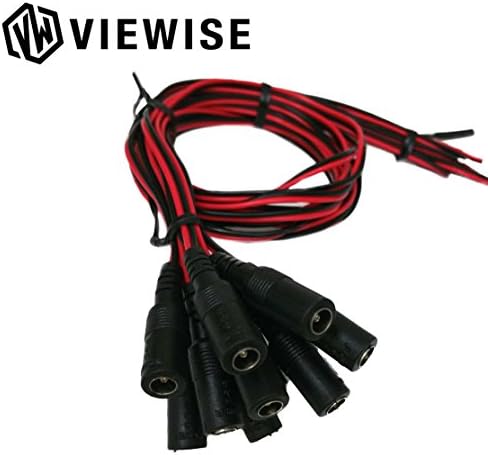VIEWISEDC Power Plug Pigtail Cable (XLR, 19.68 inches, Pack of 10) for Laptop, Power Bank, Camera