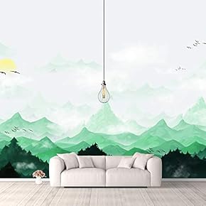 Wall Murals for Bedroom Traditional Chinese Landscape View Large Removable Wallpaper Peel and Stick Wall Stickers - 66x96 inches