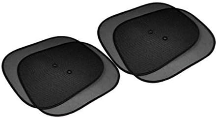 hommer Maruti Suzuki Alto 800 LXI CNG (O), Car Accessories Car Window Sunshades with Vacuum Cups (Set of 4, Black).
